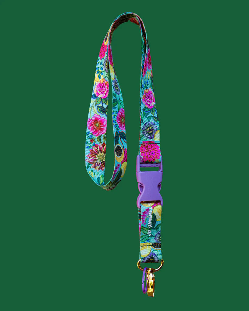 Lanyard flores silvestres
