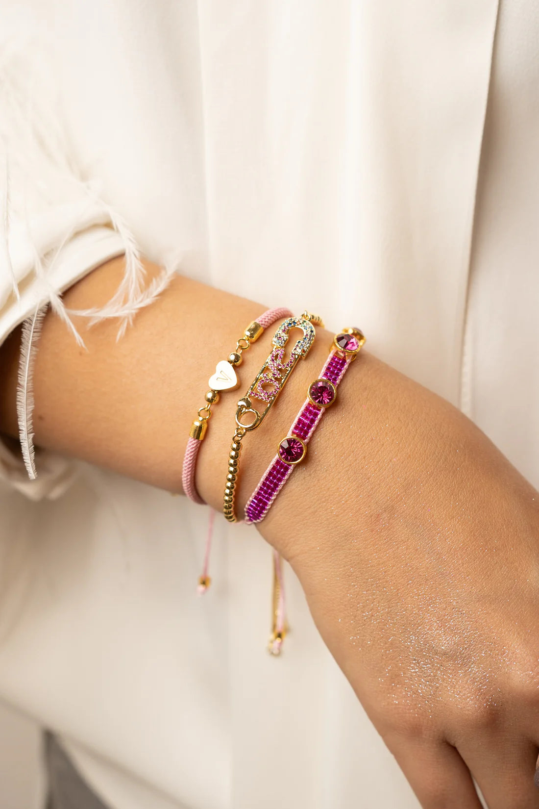 Pulsera broche love