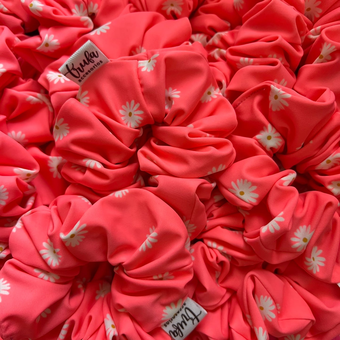 Scrunchie Margaritas Rosa
