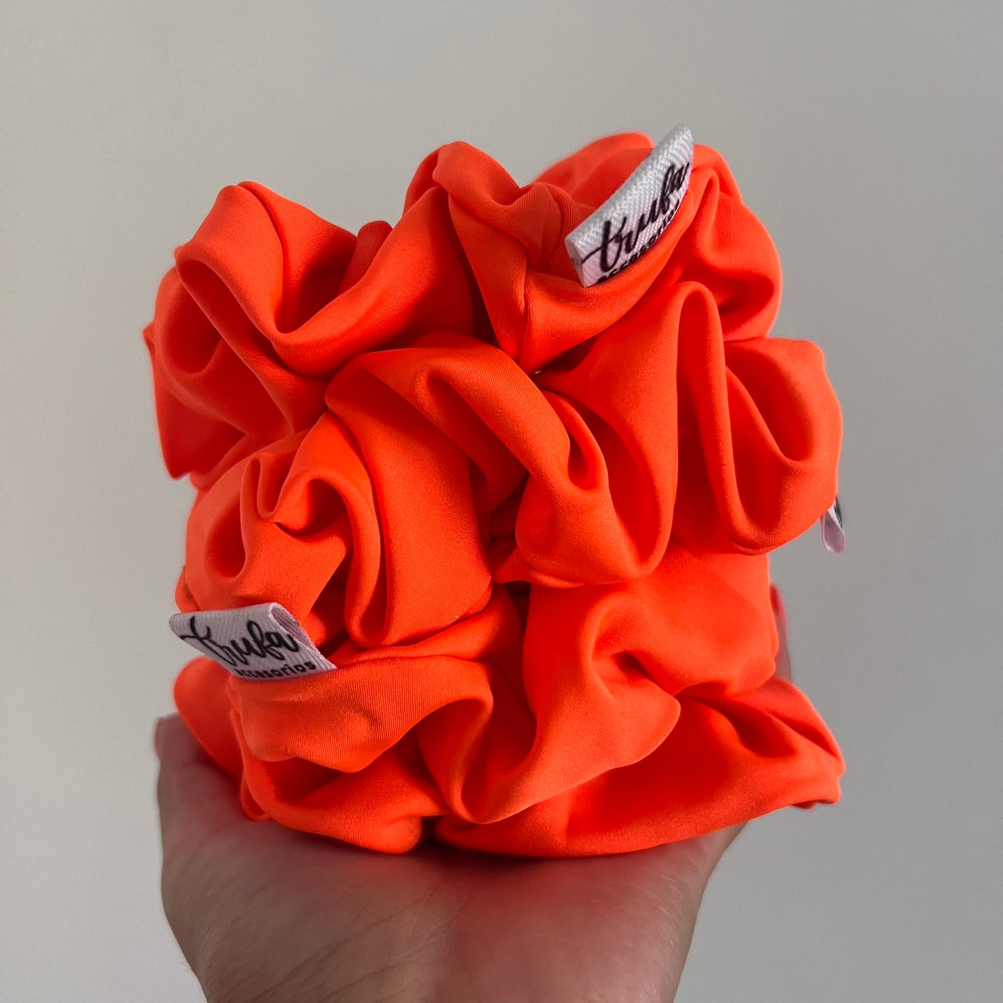 Scrunchie Naranja Flúor