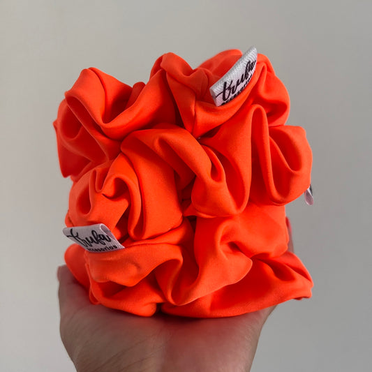 Scrunchie Naranja Flúor