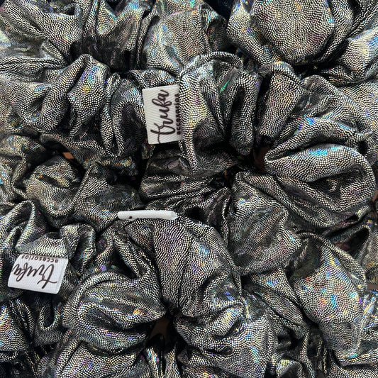 Scrunchie Plateado Holo