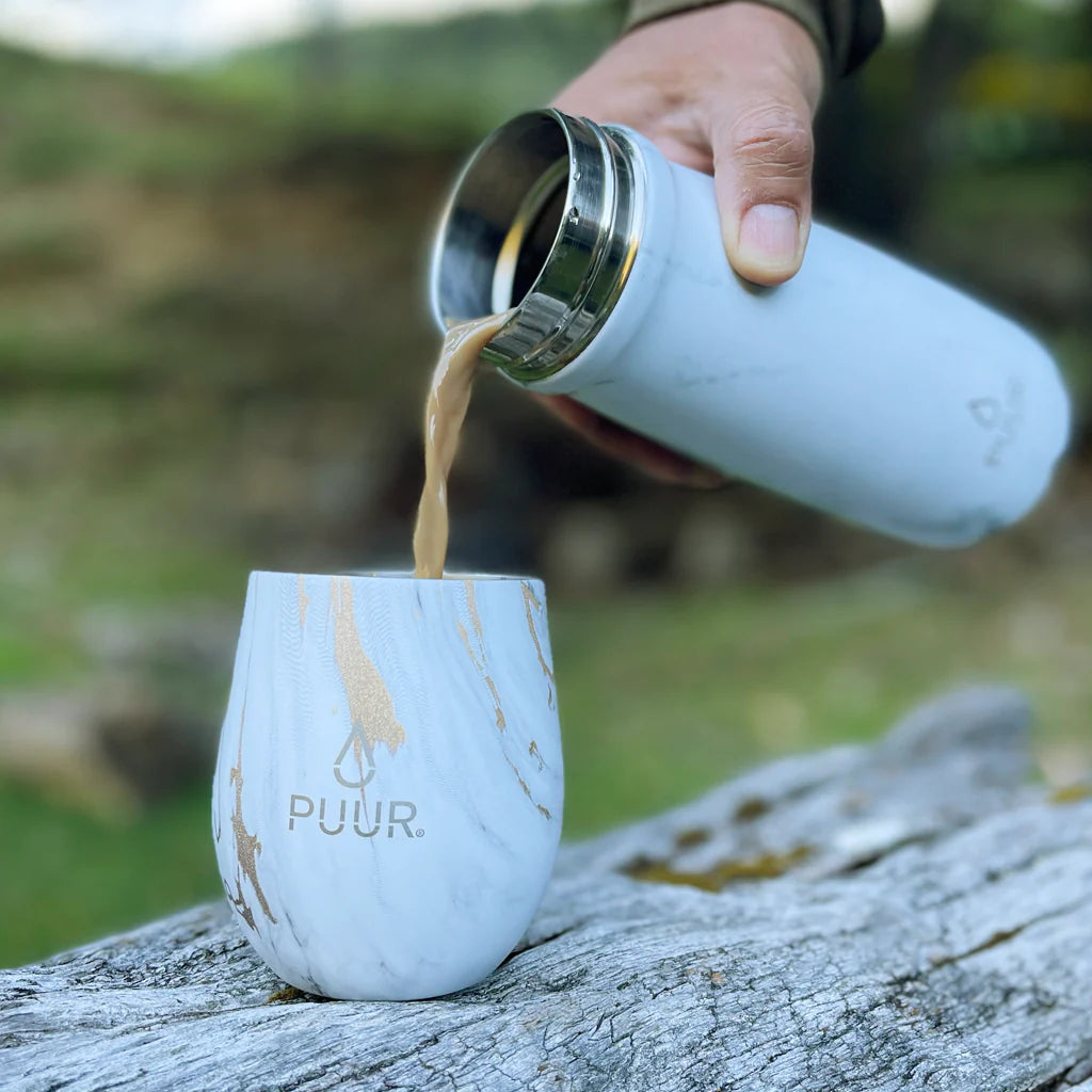 Puur Cup Gold Marble | 240 ml
