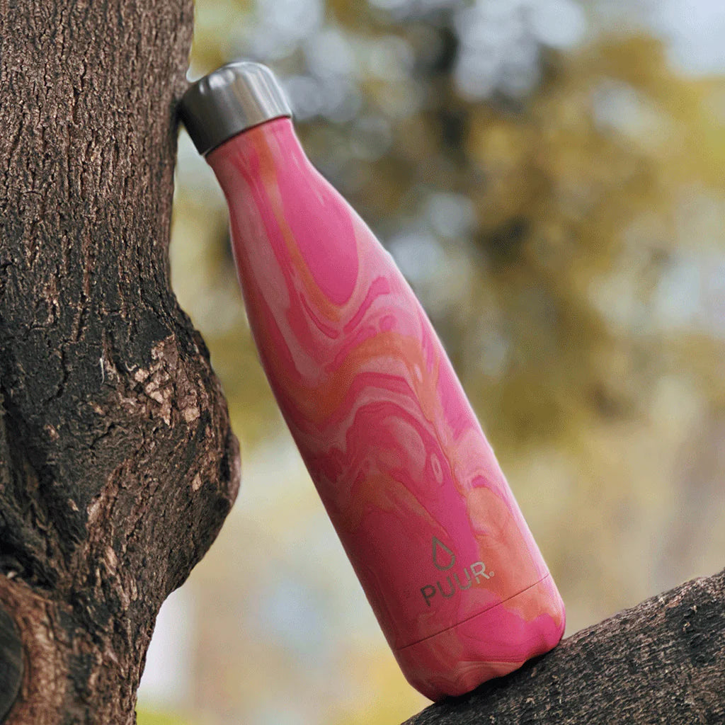 Puur Bottle Rose Marble | 500 ml