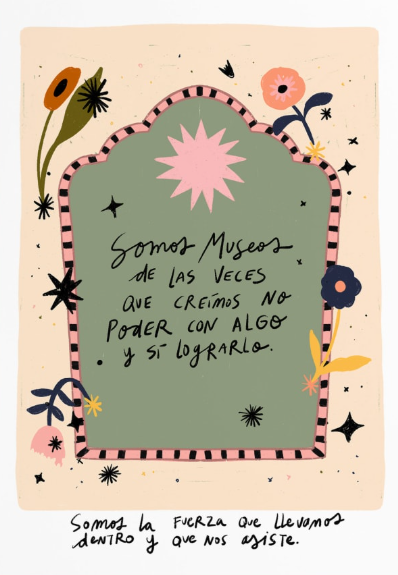 Postal Somos la fuerza que llevamos dentro