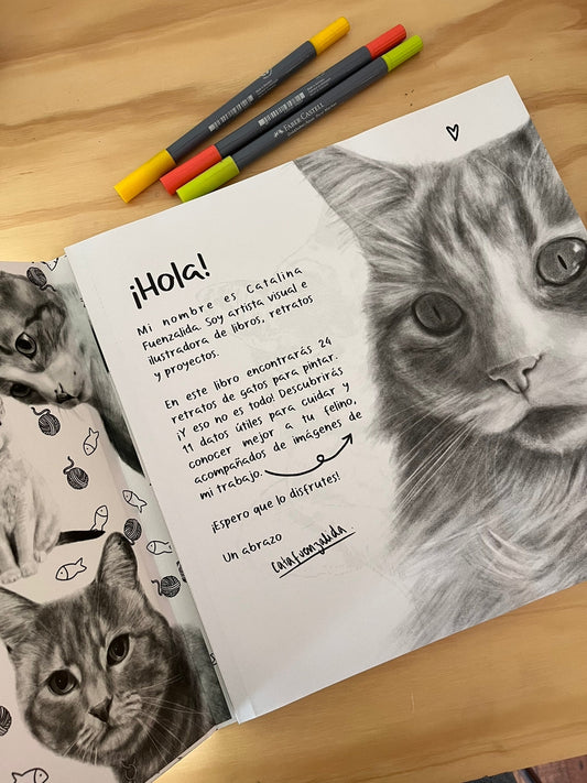 Libro Gatos por Cata Fuenzalida