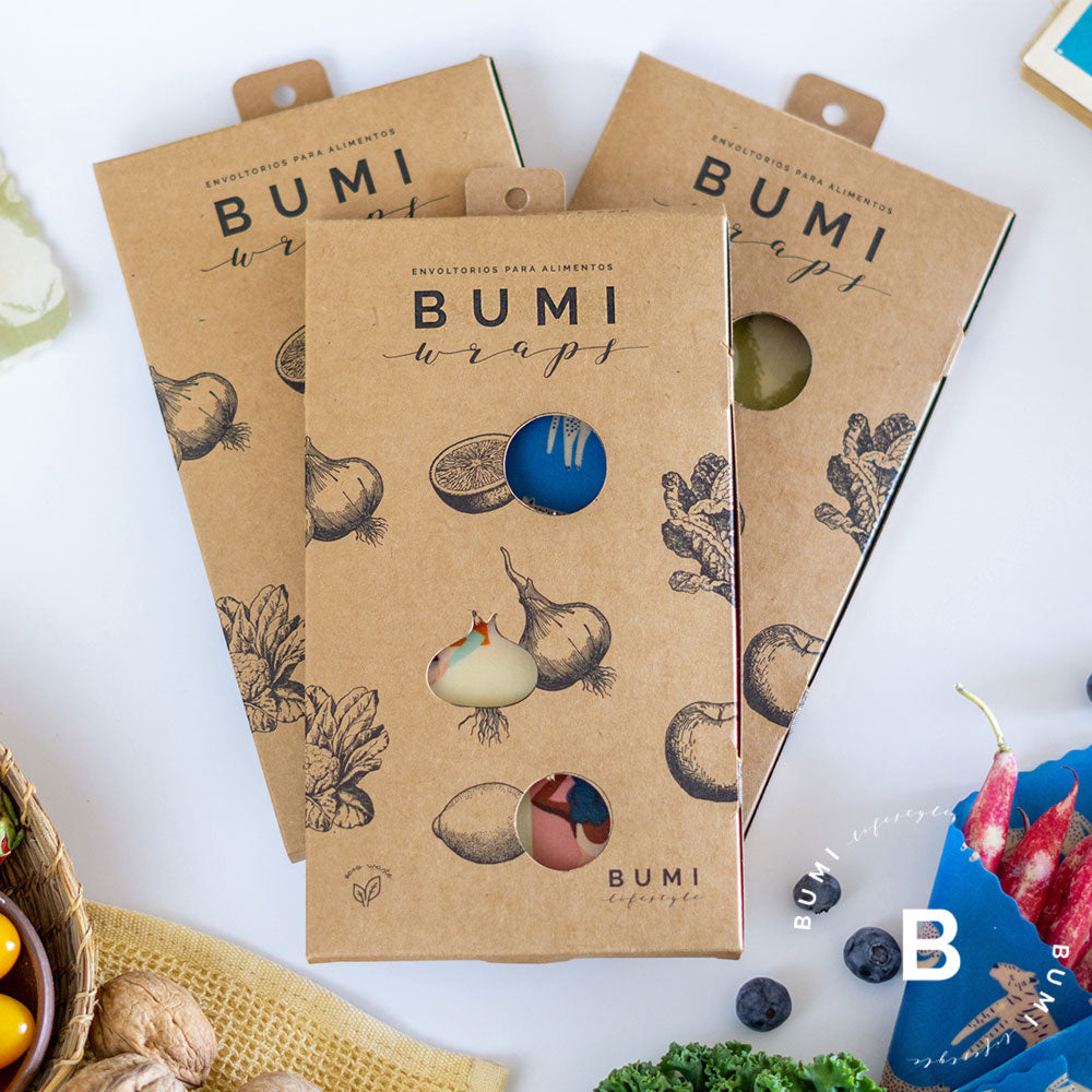 Pack Inicio Bumiwraps, 3 Unidades Tamaños Variados