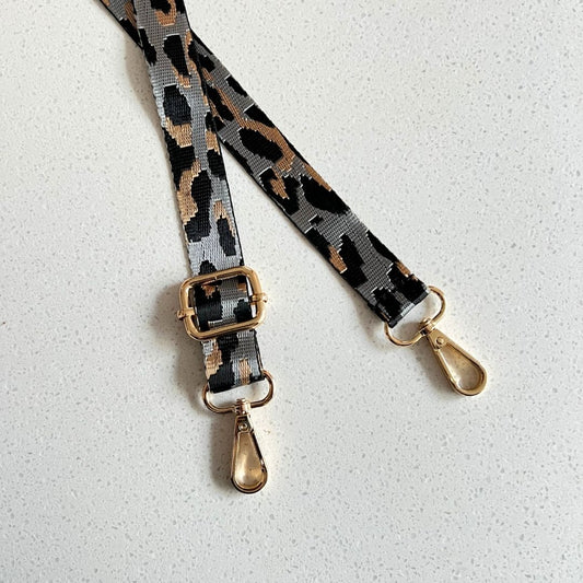 Strap 2 cm Leopardo Gris Claro