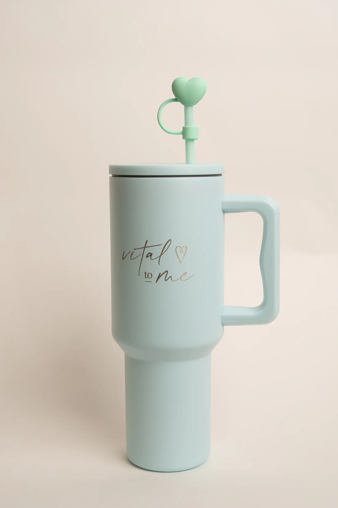 Tapa heart tumbler verde