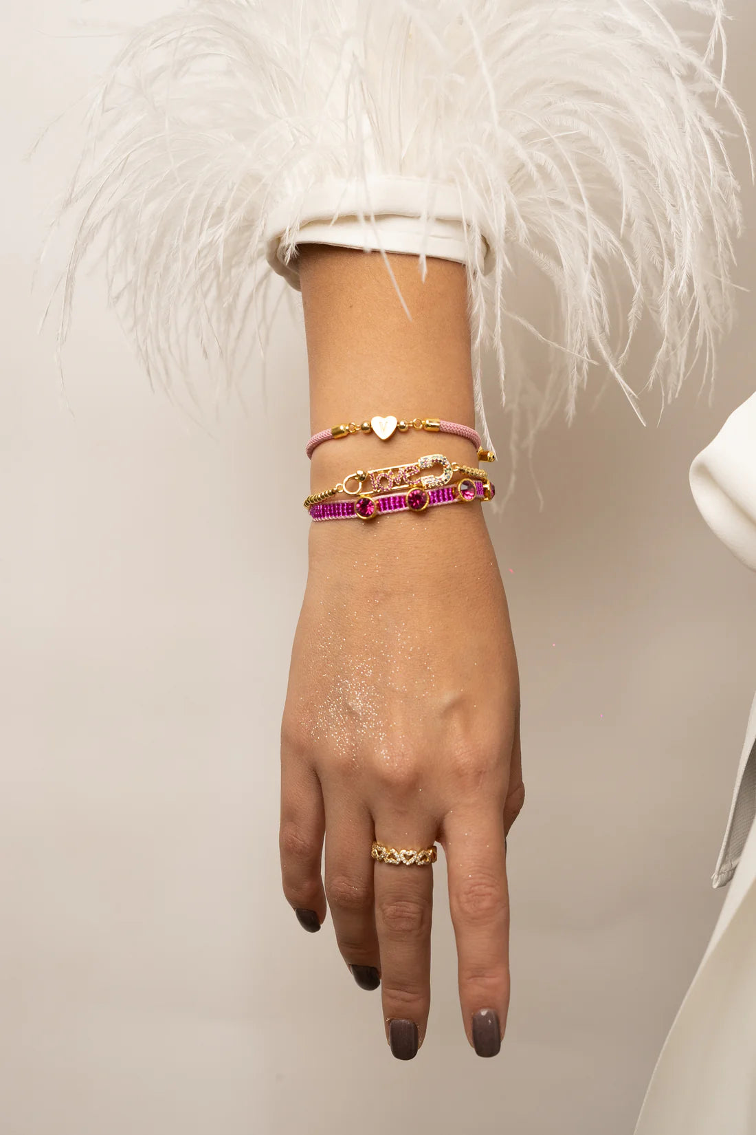 Pulsera broche love
