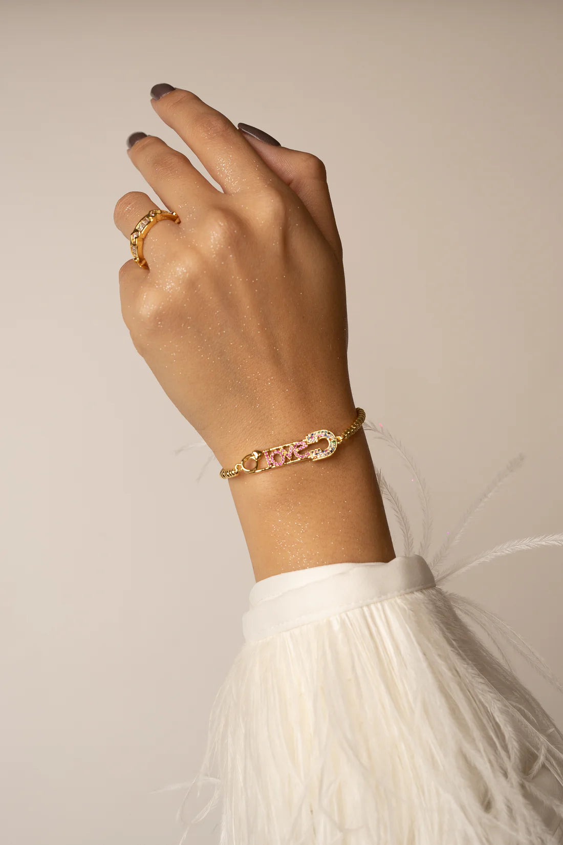 Pulsera broche love