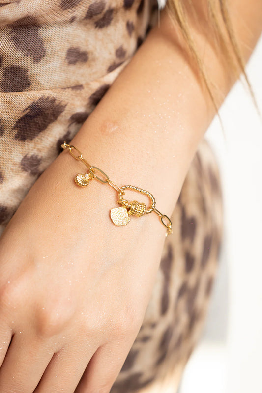Pulsera Shell Gold