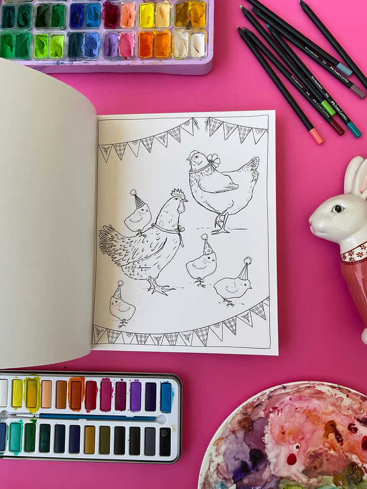 "Fiestanimal" Libro para colorear