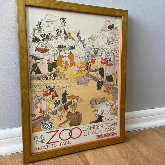 Enmarcado Ilustración Zoo
