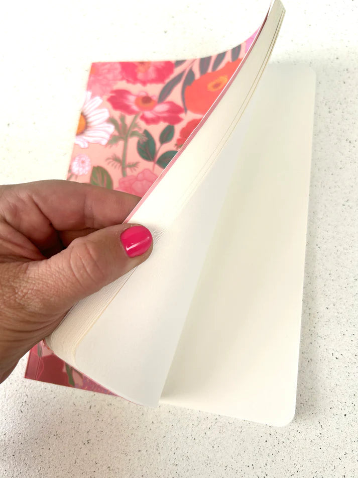 Libreta Florapia rosa