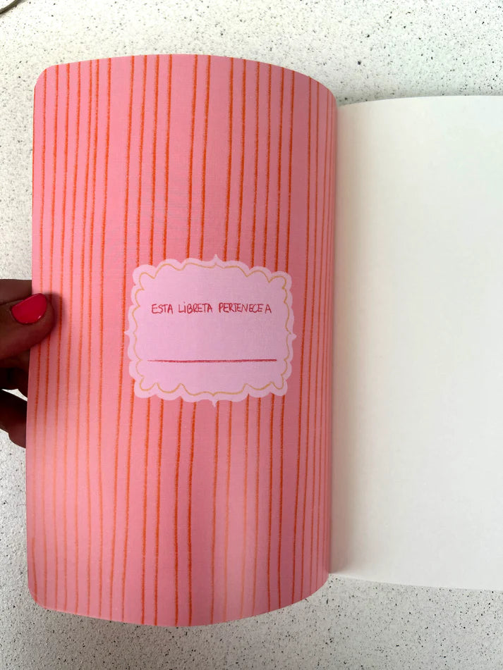 Libreta Florapia rosa