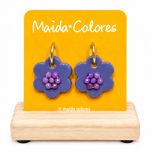 Aro ceramica morado