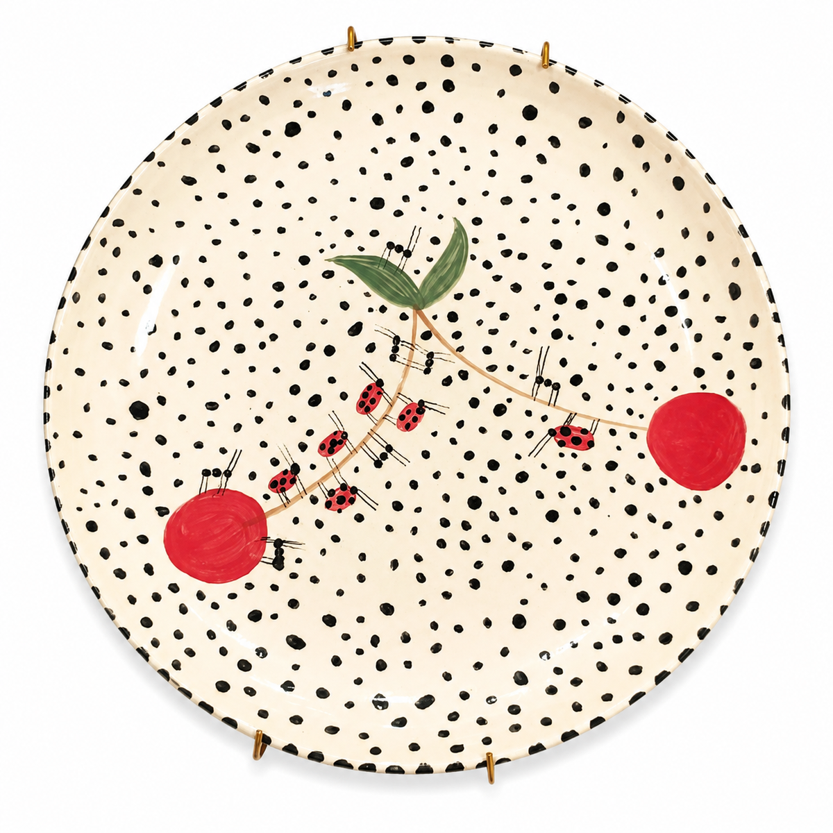 Plato 20,5 cm Cerezas + Compañía