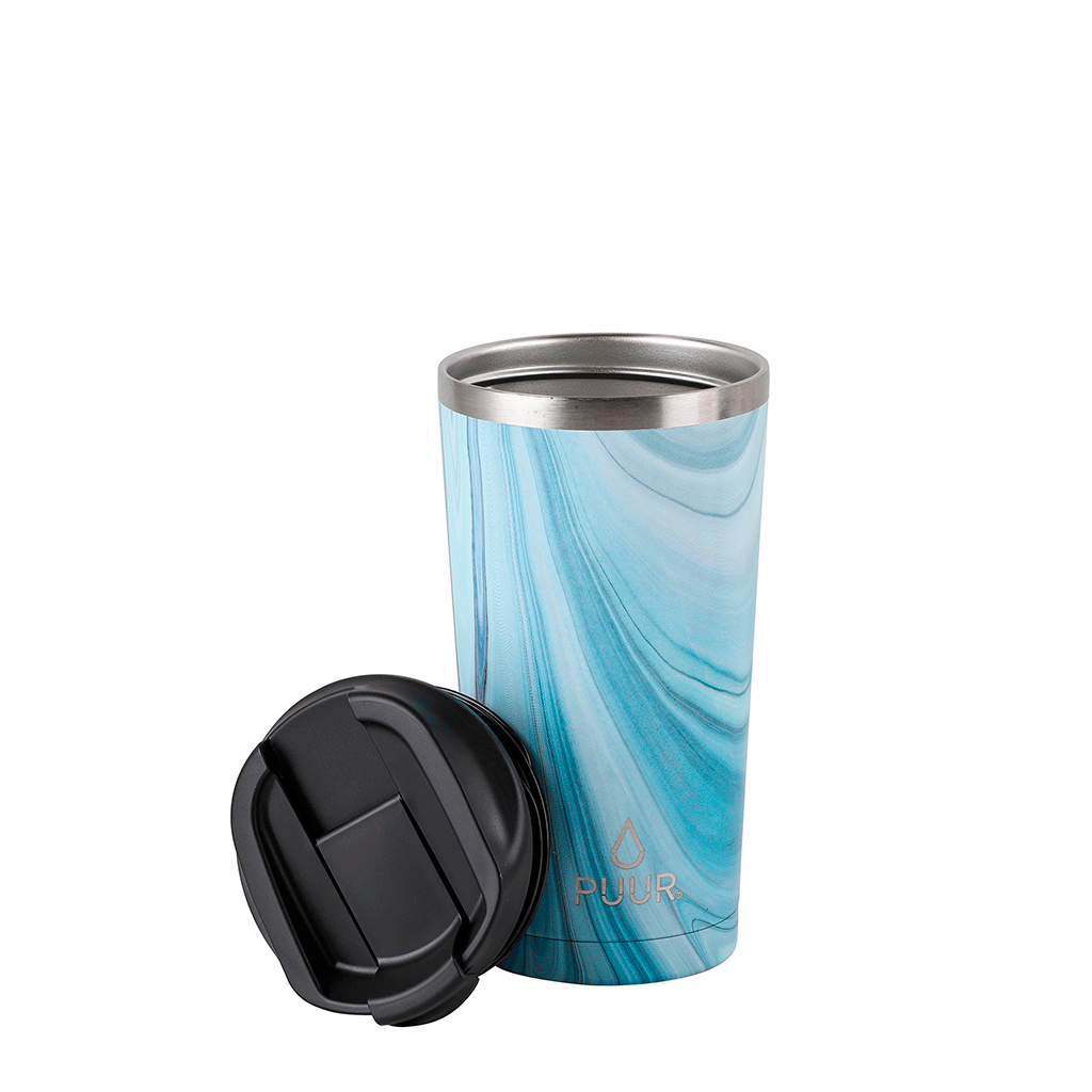Puur Cup Blue Marble Hermético | 470 ml