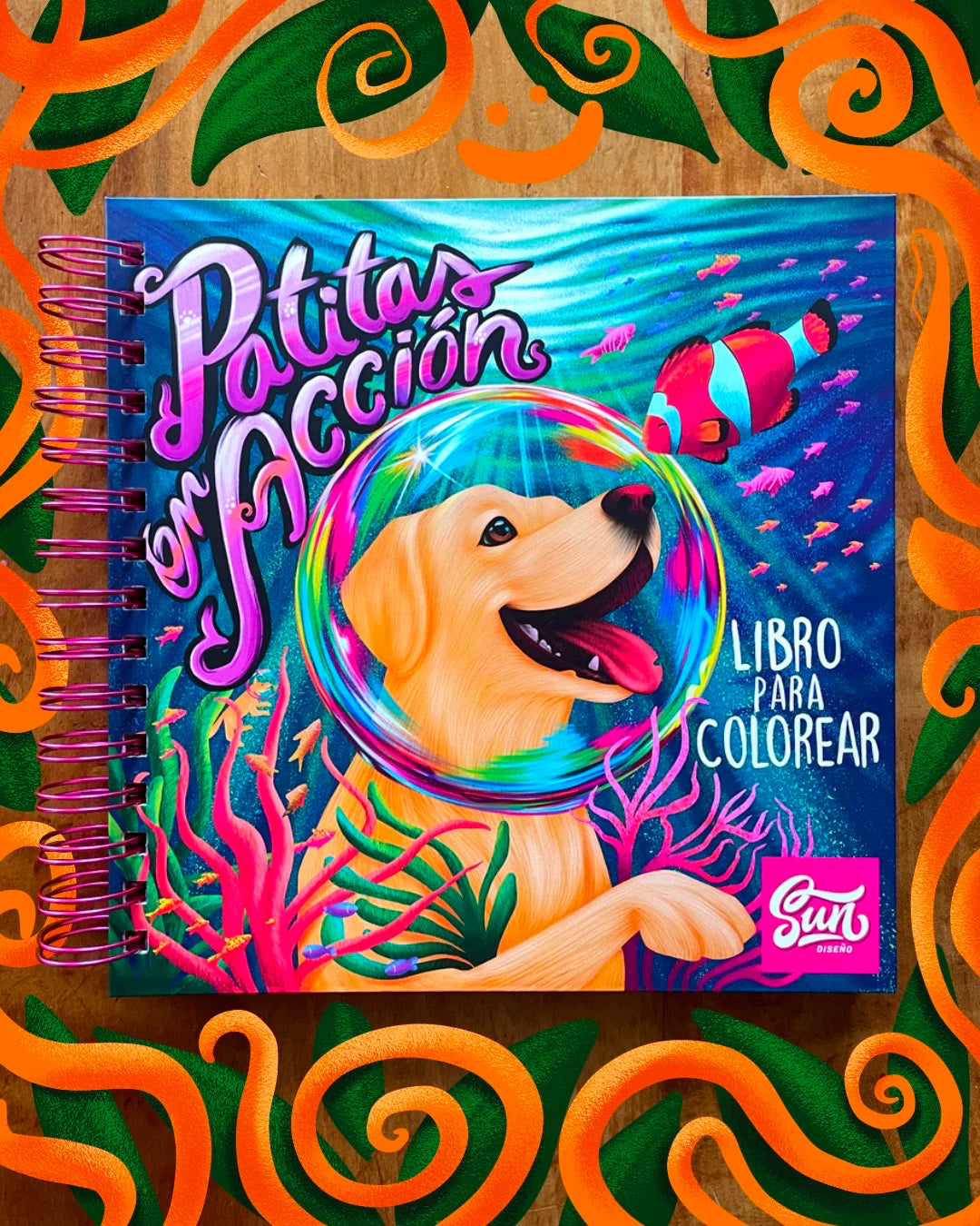 Libro Patitas en Acción por Sun Diseño