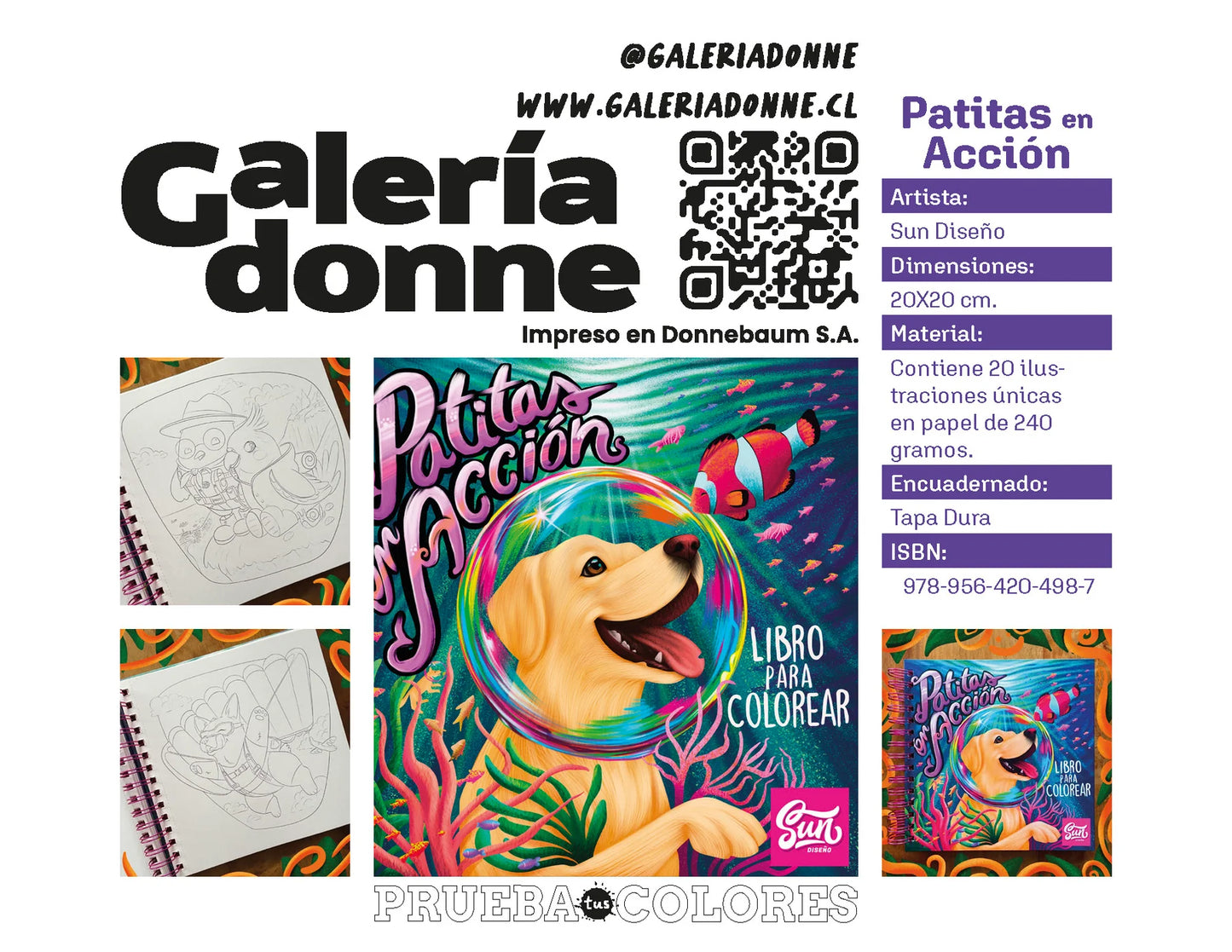 Libro Patitas en Acción por Sun Diseño