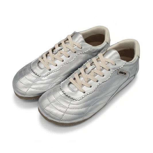 Zapatilla A4. Arcade Plateada