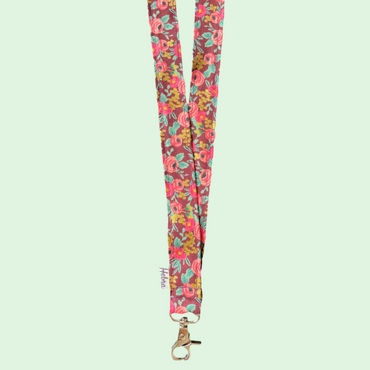 Lanyard Rosa Burgundy