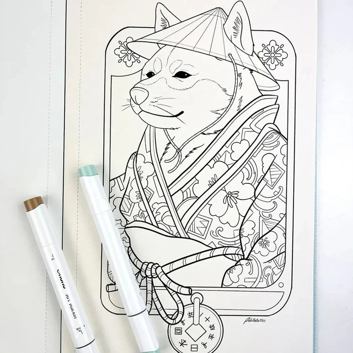 Libro Kawaii Coloring Book Por Polillatattoo