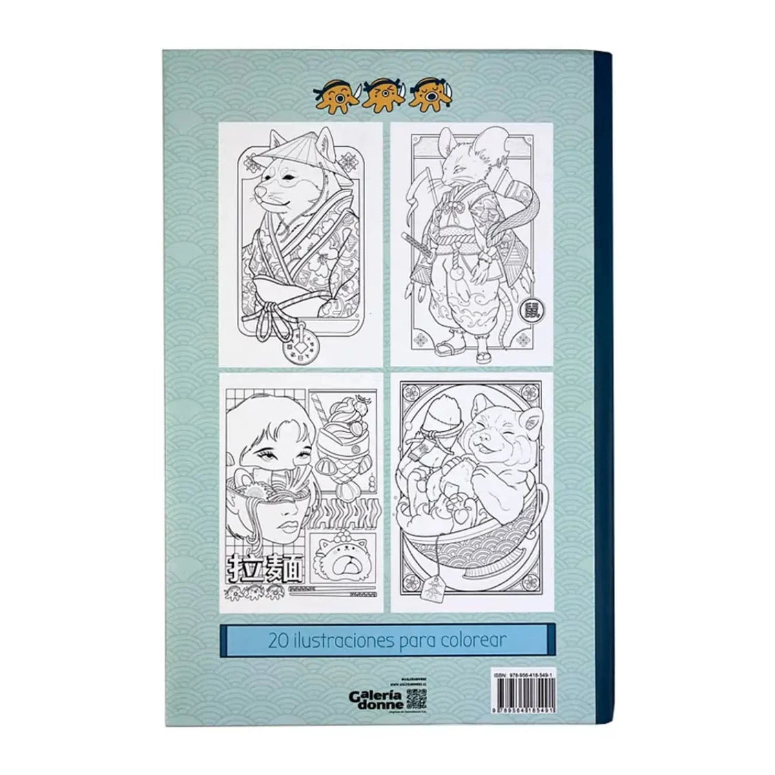 Libro Kawaii Coloring Book Por Polillatattoo