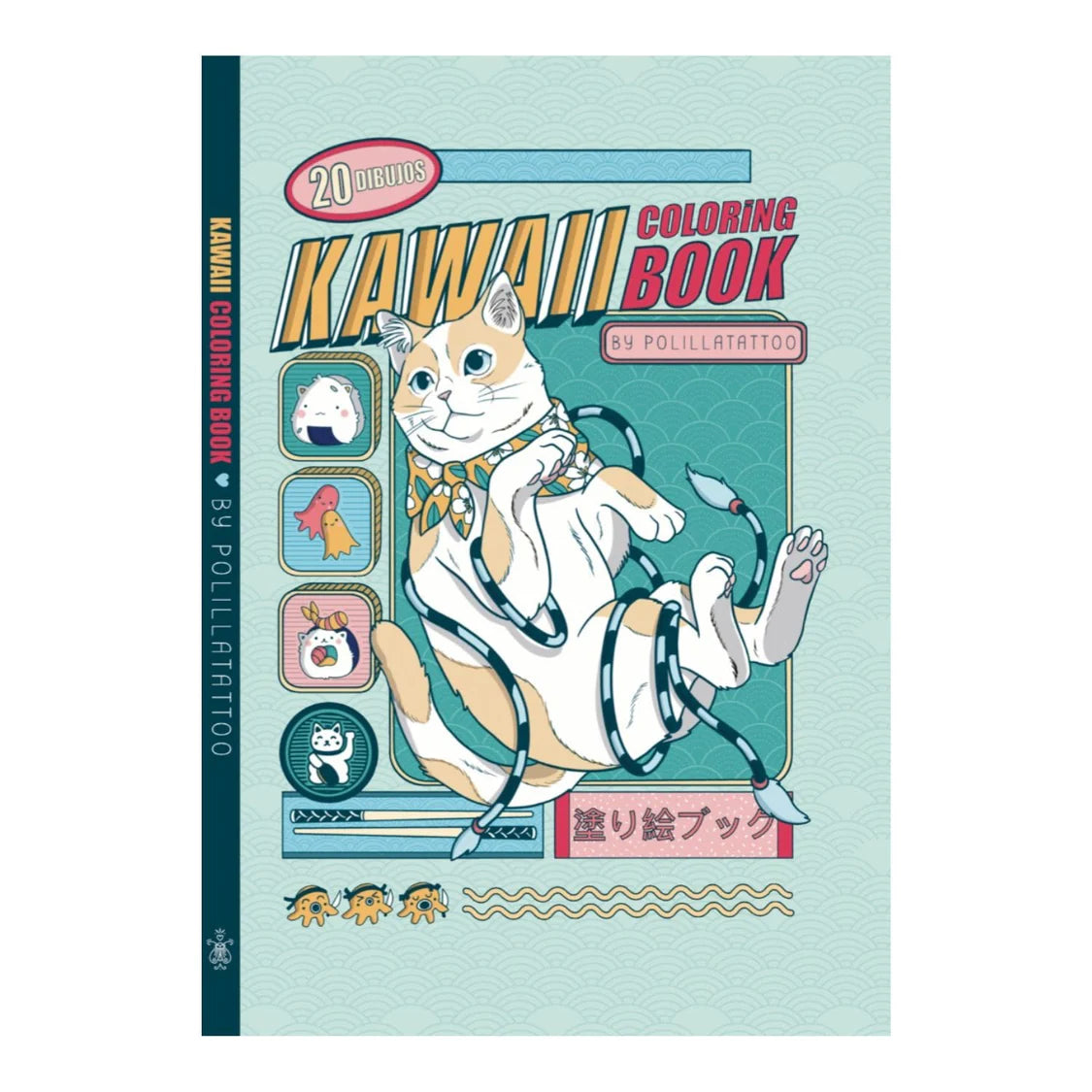 Libro Kawaii Coloring Book Por Polillatattoo