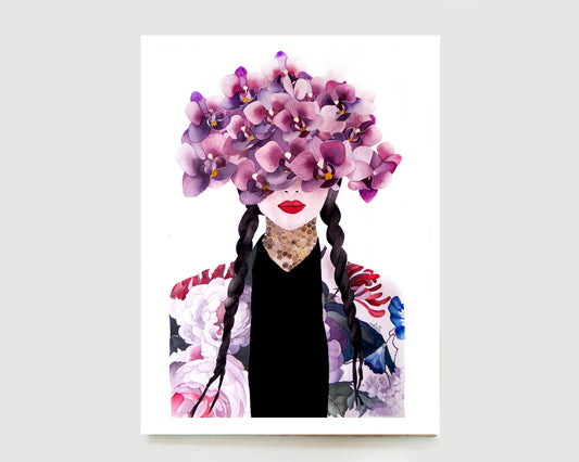 Ilustración Mujer Panal