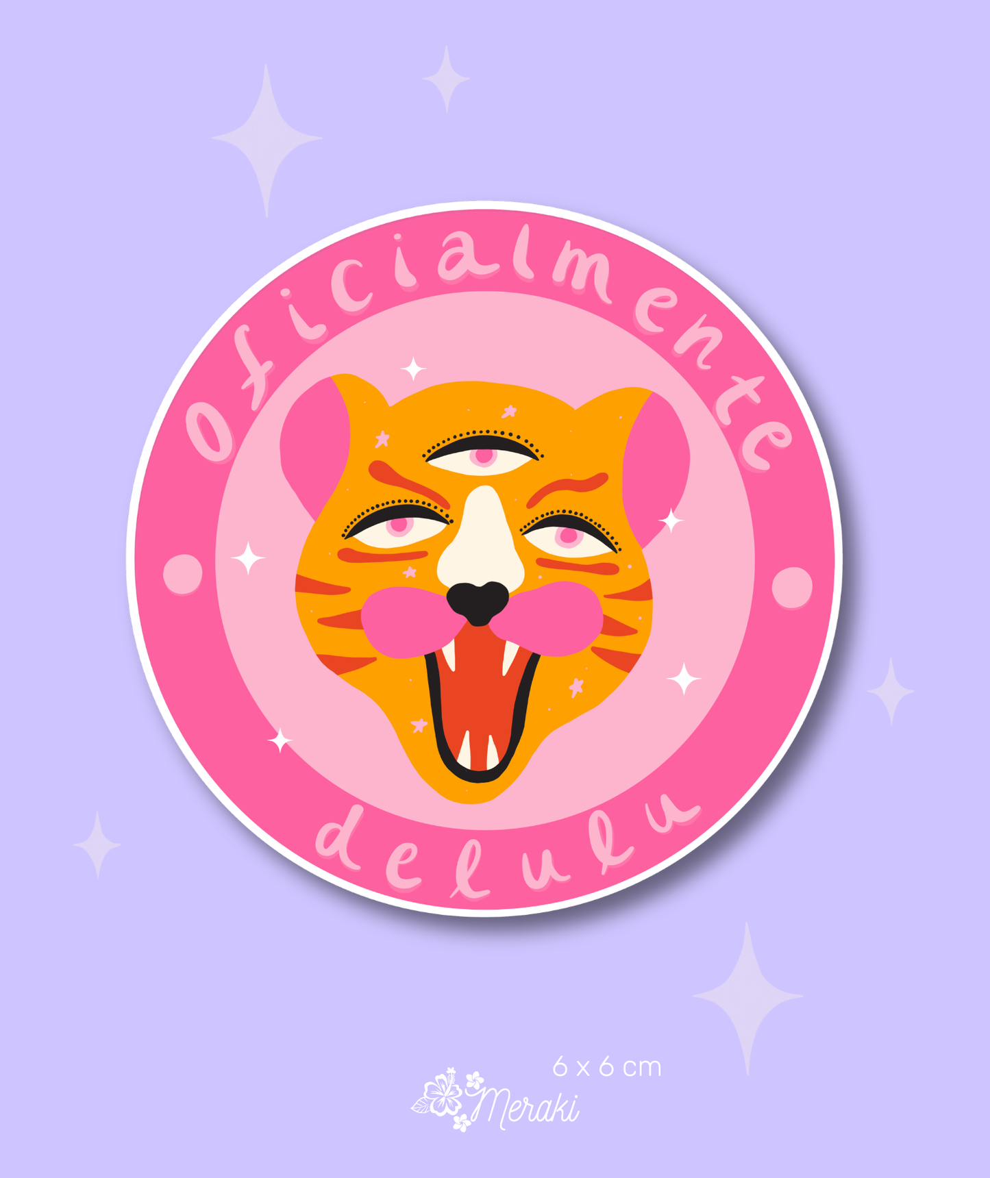 Sticker Vinilo - Oficialmente delulu