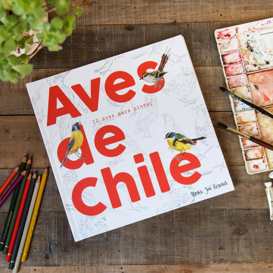 Libro Aves de Chile por MJ Pedraza