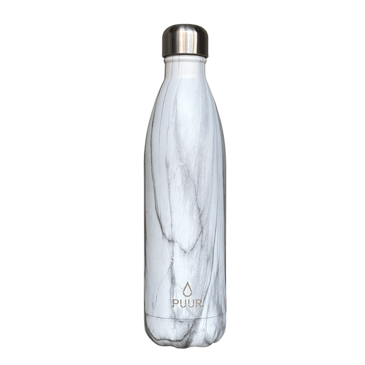 PUUR BOTTLE WHITE MARBLE | 750 ML