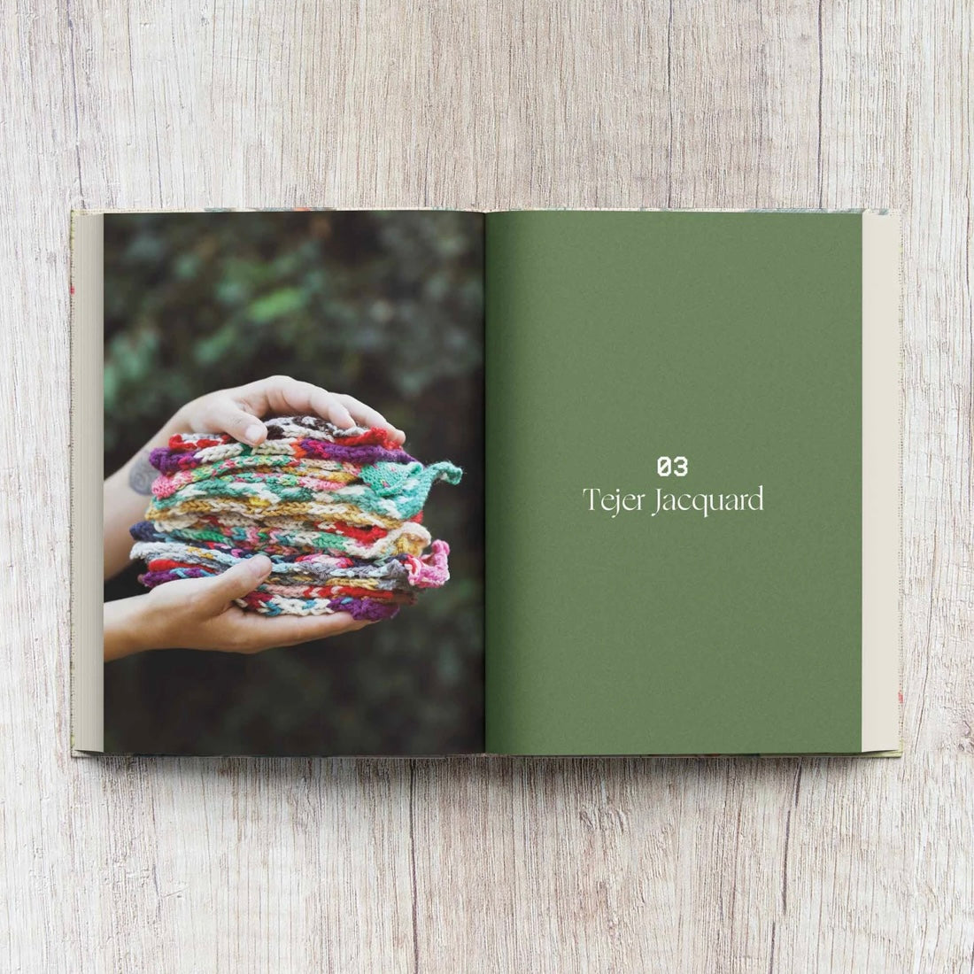 Libro Botánico Tejer Jacquard